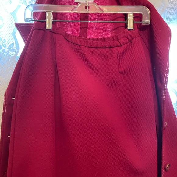 Butte Knit suit jacket skirt and shirt set! Vintage late1960s/1970s outfit! - Picture 9 of 11